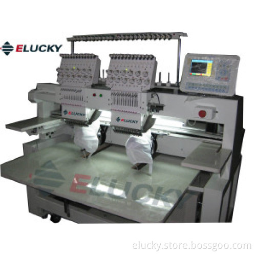 Computerized Two-Head 9/12 Needles Embroidery Machine